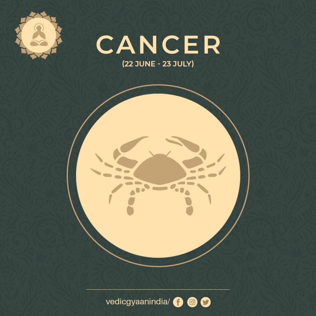 Zodiac Sign Cancer June 22 July 23 Vedic Gyaan