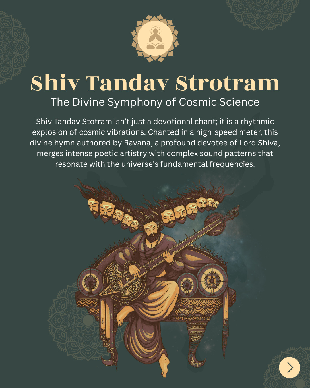 Shiv Tandav Stotram: the Divine Cosmic energy