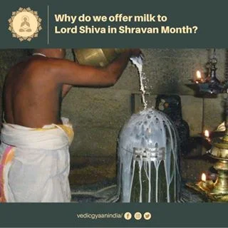 Lord Shiva: Offering milk to Shiva linga?